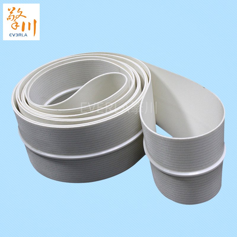 食品级 PU 输送带加装导条，准