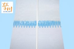 食品输送带加工冲孔方法