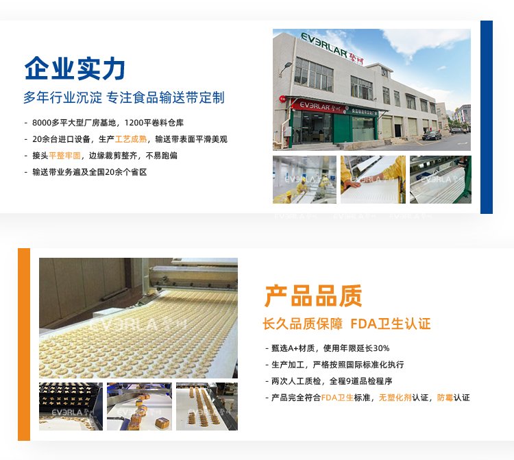 双面纤维输送带加挡板