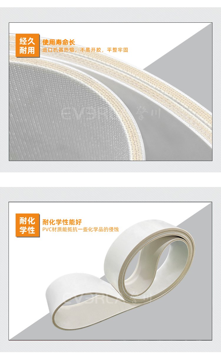 白色PVC输送带