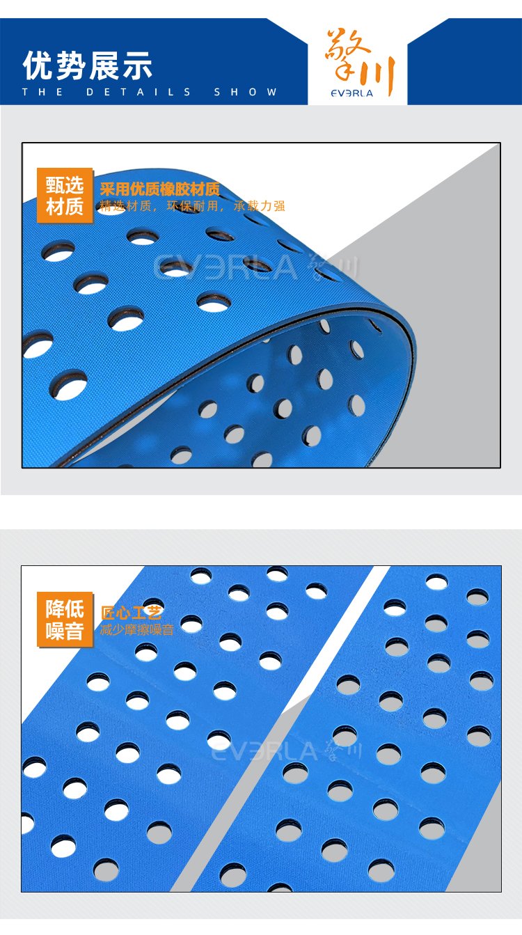 蓝色片基带打孔