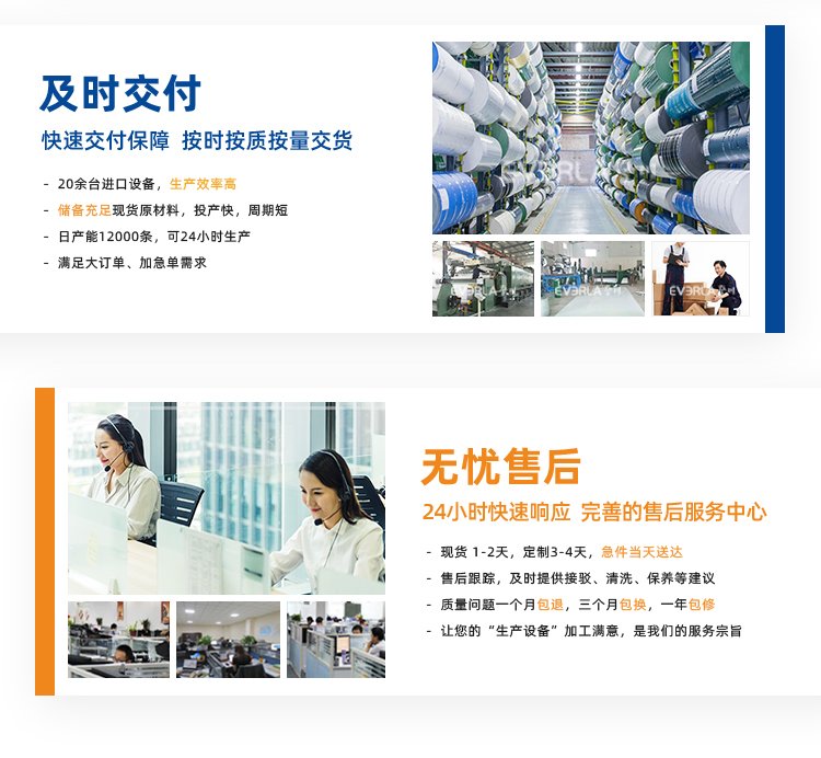 钻纹PU输送带加导条挡板